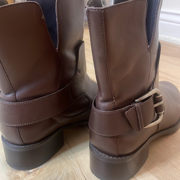 Donald J Pliner Brown Leather Booties Size 7 - Picture 12 of 15